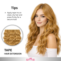 Wavy #6 Tape-in raw