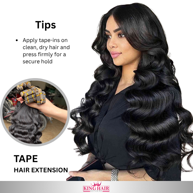 Wavy natural Tape-in raw