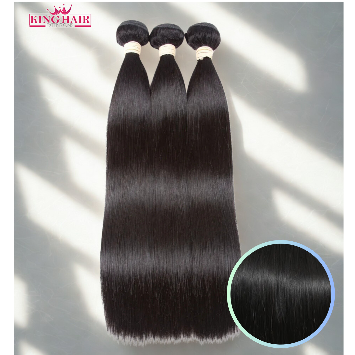 DONOR RAW STRAIGHT WEFT – #1B – DOUBLE Drawn