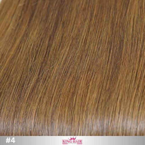 Straight #4 brown bundles human hair donor