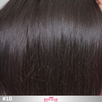 Straight #1B bundles human hair double