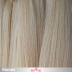 Straight #613 blonde bundles human hair double