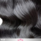 Wavy natural bundles human hair raw