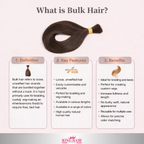 Straight #6 bulk hair donor