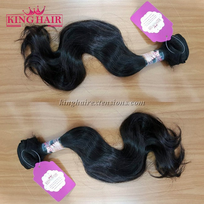 12 INCH VIETNAMESE WAVY HAIR DOUBLE DRAWN - King Hair Extensions