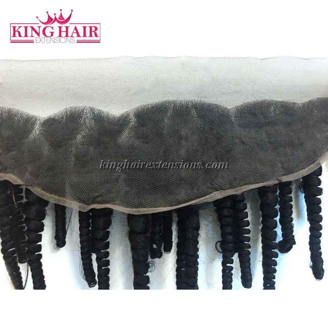 18 inch VIETNAM HAIR LACE FRONTAL CURLY 13X4 SC2 - King Hair Extensions