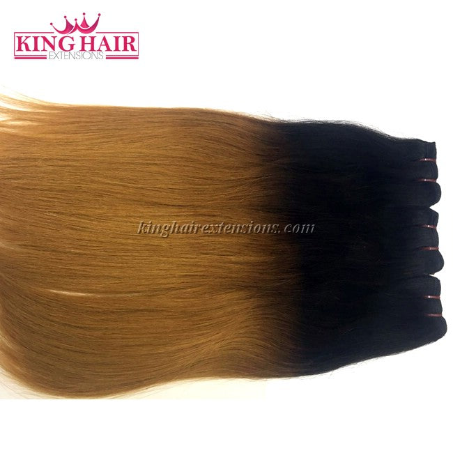 18 inch SUPER DOUBLE VIETNAMESE HAIR STRAIGHT OMBRE STC3 - King Hair Extensions