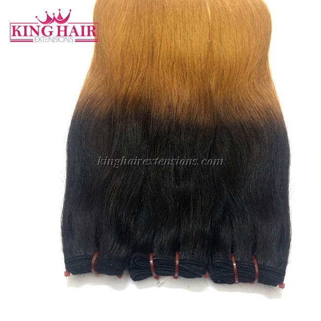 18 inch SUPER DOUBLE VIETNAMESE HAIR STRAIGHT OMBRE STC3 - King Hair Extensions