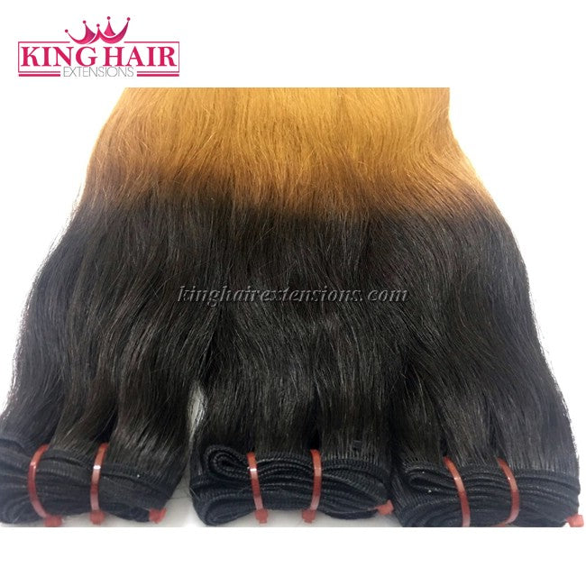 18 inch SUPER DOUBLE VIETNAMESE HAIR STRAIGHT OMBRE STC3