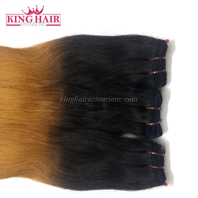 18 inch SUPER DOUBLE VIETNAMESE HAIR STRAIGHT OMBRE STC3 - King Hair Extensions