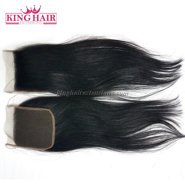 18 inch Vietnam Hair Straight Lace Closure 4x4 - King Hair Extensions