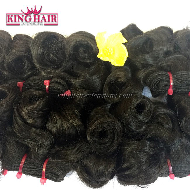 18 inch SUPER DOUBLE VIETNAMESE HAIR CURLY SF4 - King Hair Extensions