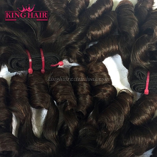 22 inch SUPER DOUBLE VIETNAMESE HAIR CURLY SF6 - King Hair Extensions